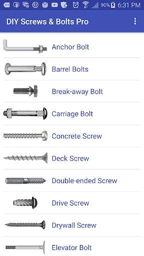 DIY - Screws & Bolts - Free screenshot 1