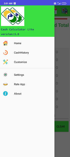 Cash Calculator Lite ( Indian Denomination ) screenshot 1