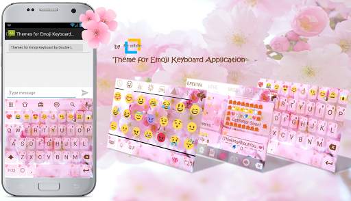 Emoji Keyboard Love Cherry screenshot 1