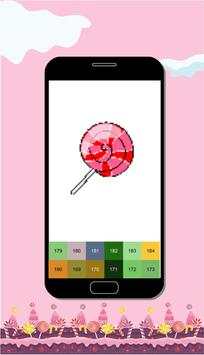 pixel art app : candy crush color by number games screenshot 2