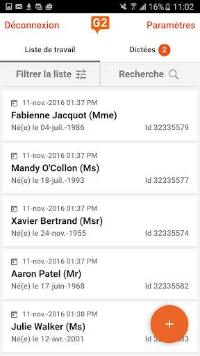 G2 Mobile – Digital Dictation screenshot 1