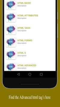 Learn HTML - HTML Tags скриншот 2