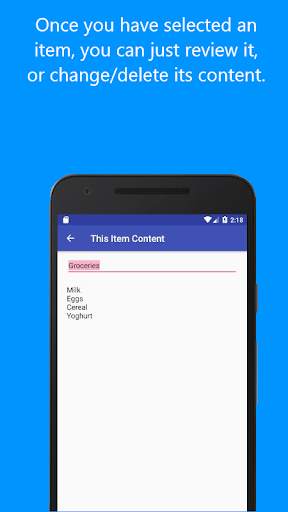 A Simple List screenshot 2