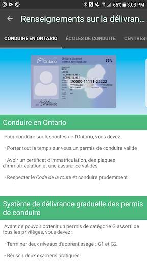 Conduire en Ontario screenshot 10