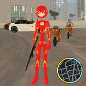 Flash Stickman rope hero - Speed Gangster Hero 1.0