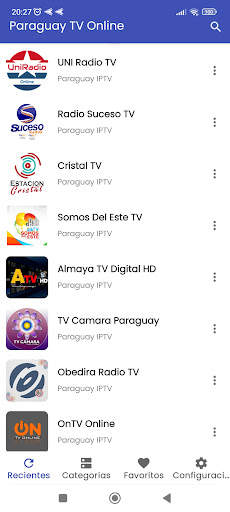 Paraguay TV Online Streaming screenshot 1