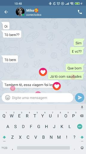 Correspondência falsa de chat screenshot 2