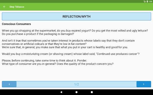 Stop Tobacco Mobile Trainer. Q screenshot 18
