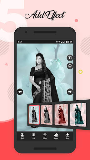 Women Saree Photo Suit screenshot 5
