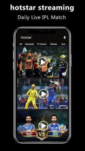 Hotstar Live Tv Shows - Free Hotstar Cricket Guide screenshot 1