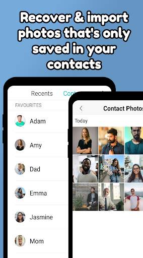 Import Photos from Contacts: Save Images screenshot 1