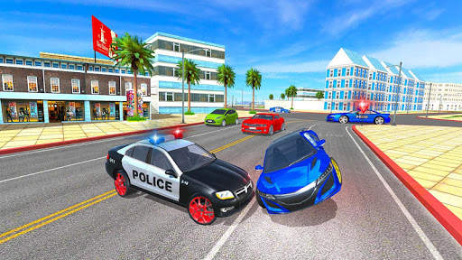Police Chase New Car 3D Game screenshot 2