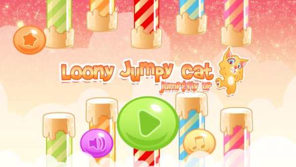 Loony Jumpy Cat: Jump & Fly UP screenshot 1