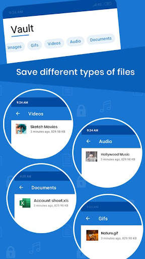 Vault - Hide Lock Photos and V 4 تصوير الشاشة