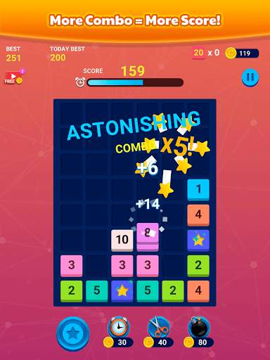 Merge Block: Fun Number Puzzle 10 تصوير الشاشة