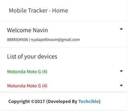 MobileTracker screenshot 2