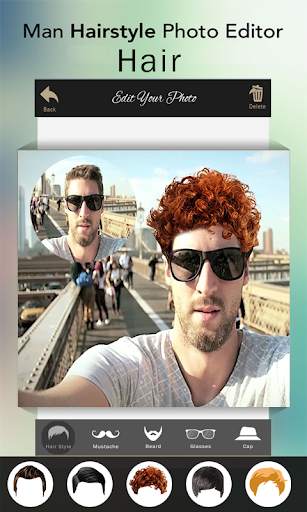Man Hair Styler PRO & Mustache 1 تصوير الشاشة