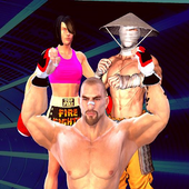 Super ninja combat wrestling future fighting 3d icon