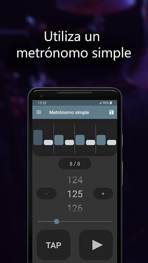 Camtronome - metrónomo, cámara screenshot 1