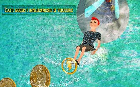 Corrediça de água corrida aventura deslizante jogo screenshot 5