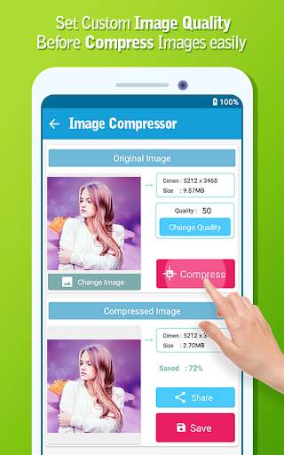 Photo Compressor, Picture & Image Resizer screenshot 2