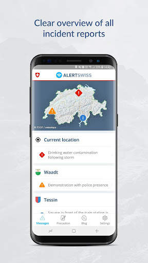 Alertswiss screenshot 1