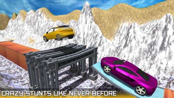 Car Stunts Race Extreme Impossible Track Challenge screenshot 2