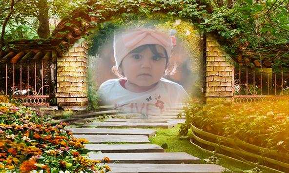 Beautiful Flower Garden Photo Frame Application screenshot 1