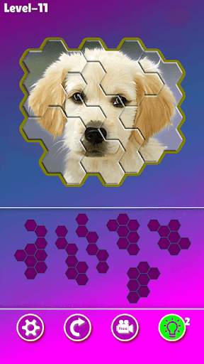 Hexa Jigsaw - Dogs jigsaw puzzle game screenshot 3