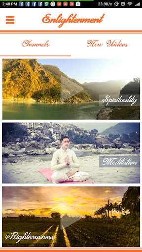 Enlightenment App screenshot 1