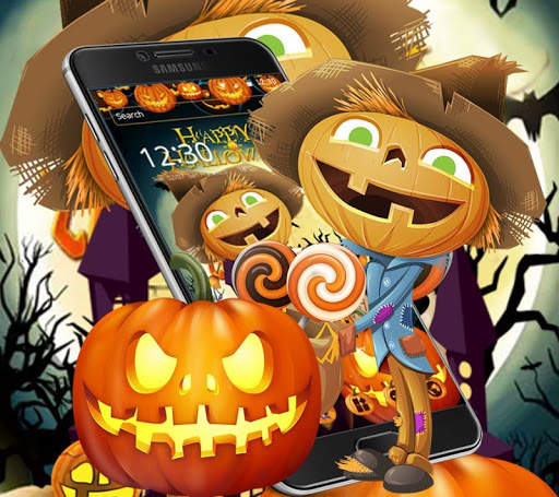 Halloween Pumpkin Castle theme 1 تصوير الشاشة