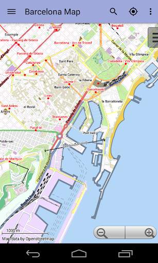 Barcelona City Map Lite screenshot 1