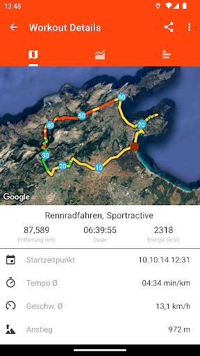 GPS Laufen Joggen & Radfahren screenshot 6