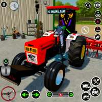 US Farming Tractor Games 3d logo