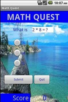 Maths Quiz скриншот 2
