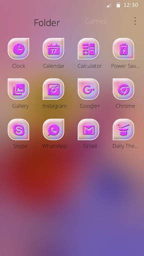 Charismatic Glowing Flowers Theme screenshot 6