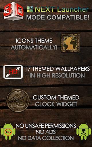 Next Launcher 3D Grunge Theme screenshot 9