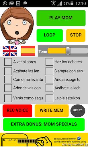 Talking Mom PocketMOM screenshot 1