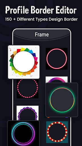 Profile Border Editor - Social media profile maker скриншот 3