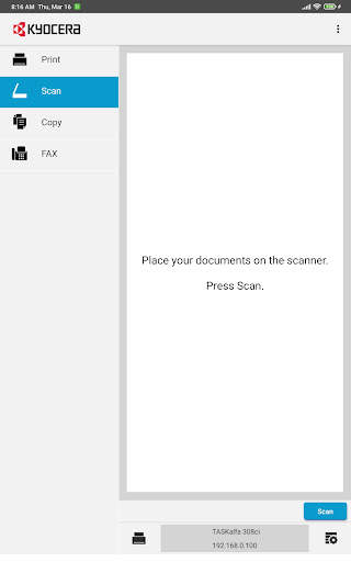 KYOCERA Mobile Print screenshot 13