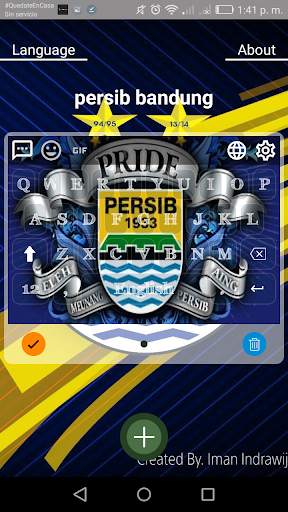 keyboard persib bandung स्क्रीनशॉट 6