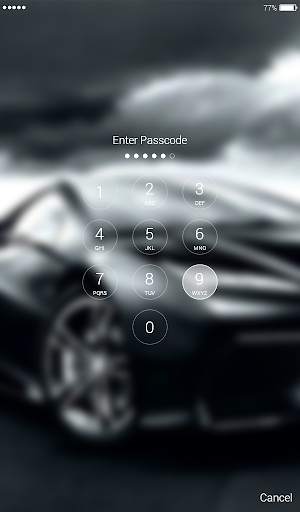 Electric car Lock Screen 6 تصوير الشاشة