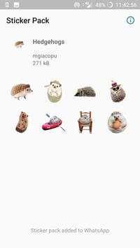 Hedgehogs Stickers screenshot 3