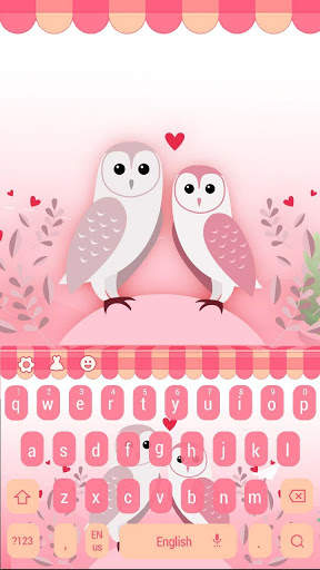 Pink twins Owl keyboard screenshot 4