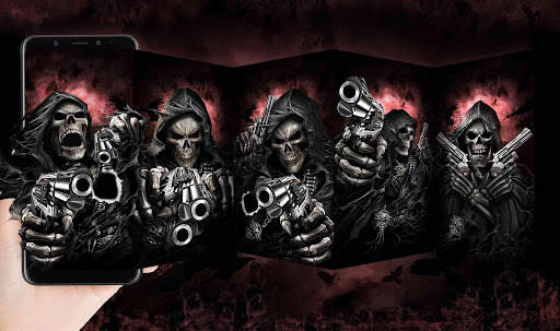 Death Skull Gun Theme screenshot 5