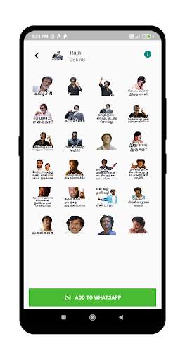 Tamil comedy stickers for chat : Text stickers app screenshot 6