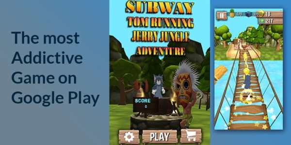 Subway Tom Running Jerry Jungle screenshot 1