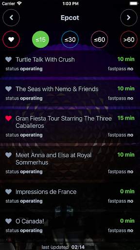 Wait Times at Disney World screenshot 6