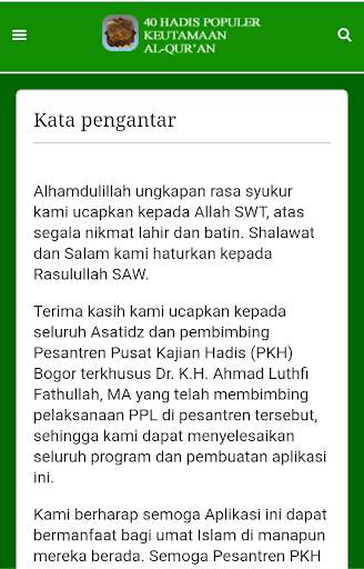 40 Hadis Populer Keutamaan Al-Quran screenshot 4