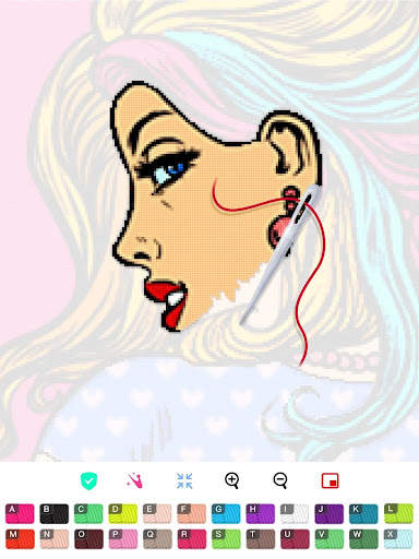 Color by Letter: Sewing game screenshot 11